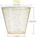 50 Pcs Gold Glitter Plastic Cups URMAGIC 9Oz Disposable Clear Plastic Cups Wedding Party Cups Disposable Wine Glasses Beverage Wine Glass Champagne Cocktail Cup for Halloween Thanksgiving Christmas - Buy Online on GoSupps.com