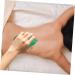 FRCOLOR 3-Set Massage Globe - Manual Massage Devices Hand Massager & Acupuncture Roller for Face & Body - Perfect Birthday Gift - 11x6.5cm Green - Buy Online on GoSupps.com