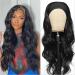 R&C Beauty Long Body Wave Headband Wig for Black Women - 22 Inch Natural Black, Synthetic Heat Resistant Hair, Glueless & 180% Density - Buy Online on GoSupps.com