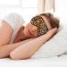 Leopard Animal Print Unisex Sleep Mask | Double-Sided Eye Mask for Sound Sleep & Skin Care - Buy Online on GoSupps.com