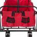 Foldable Utility Wagon Collapsible Sports Outdoor Cart with Removable Canopy Large Capacity and Tilting Handle for Camping Beach Sporting Events Concerts Shopping - Buy Online on GoSupps.com