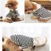 Rayminsino Black & White Striped Pet Hoodie | Cotton Sweater & Jacket for Dogs & Cats | Stylish Clothing for Medium-Sized Pets - Buy Online on GoSupps.com