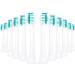 12 pieces compatible with Philips Sonicare toothbrush heads brush head for Protective 4500 5100 3100 4300 Diamond 9000 9400 innovative W-shaped spare brush head (white)