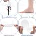 Dr. Foot Arch Support Inserts for Plantar Fasciitis Relief - Gel Arch Insoles for Men and Women - Small Clear - Buy Online on GoSupps.com