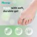 Homergy Bunion Protector Guard - Gel Toe Guards for Big and Pinky Toe - 6 Pack for Pain Relief - Buy Online on GoSupps.com