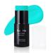 Go Ho Water Based Teal Face Paint Stick Washable (1.06 Oz) Non-toxic Cream Body Paint Full-coverage Face Body Paint Makeup Stick for Adults Children Theater Halloween SFX Cosplay