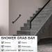 Shower Grab Bars for Seniors Stainless Steel Safety Grab Bar Support Rail Balance Handrail Handicap Elderly Senior Assist Bath Handle 16 Inch - Buy Online on GoSupps.com