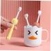 Minkissy 9 STK Children's Toothbrush Set | Portable & Safe Manual Toothbrushes for Travel | Ultraica Kids Teeth Cleaning Tools - Buy Online on GoSupps.com