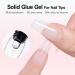 Clear Hard Gel for Natural Nails | Strong Nail Glue for Clear Nail Tips 30ml Adhesive Powerful Hold No Residue for Home and Salon Use - Buy Online on GoSupps.com