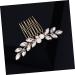 DOITOOL 1pc Rhinestone Disc Hair Comb Rhinestone Side Comb Crystal Ab Rhinestones Wedding Hair Accessories Rhinestone for Hair Wedding Hair Clip Hair Pin Wedding Dress Alloy Headgear Bride - Buy Online on GoSupps.com