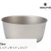 Snow Peak Trek Titanium Bowl - Ultralight & Durable Camping Dinnerware - 1.9 oz - Buy Online on GoSupps.com