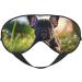 Cute Black Pug Dog Print Soft Eye Mask | Sleep Mask for Women & Men | Travel Comfort - Buy Online on GoSupps.com