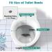 Round Toilet Seat Slow Close Toilet Seat with Non-Slip Seat Bumpers Easy to Install & Clean PP Material Toilet Seat Round with 360 Adjustable Hinges White 1 Little Surprise - Buy Online on GoSupps.com
