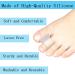 MENOCADY 12-Pack Gel Toe Separator for Bunions - 1/4 Thick Big Toe Spacers - Single Loop Toe Spreader for Overlapping Toe Correction (Clear) - Buy Online on GoSupps.com