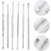 ULTECHNOVO 18 Pcs Ear Wax Removal Kit - Stainless Steel Ear Cleaner Set - Earwax Cleaning Tools - 17.5X6CMx3pcs Silverx3pcs - Buy Online on GoSupps.com