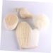 Buy Housoutil 6 Pcs Bath Ball Scrubbing Gloves | Exfoliating Loofah Body Scrubber for Shower - International Shipping Available - Buy Online on GoSupps.com