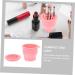 Didiseaon tool brush Make Brush Cleaners Silicone Makeup Brush Cleaner detergent washer Silica gel set Makeup Brush Cleaner Kit Multifunction silicone brush Makeup Tools 9.20X9.20X8.60CM Pink - Buy Online on GoSupps.com