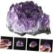 Didiseaon 4 Pcs Natural Crystal Cluster Agate Bare Stone Natural Minerals Small Piece Purple - Buy Online on GoSupps.com
