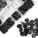 Kelife 150PCS Stainless Steel Marine Grade 3/8 Socket Canvas Snaps Kit | Boat Cover Snap Button Fastener Tool Set with Setting Tool - Black - Buy Online on GoSupps.com
