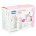 Chicco NaturalFeeling Gift Set - 2 Baby Bottles & Pacifier (0m+) - Pink - Premium Essentials for Newborns - Buy Online on GoSupps.com