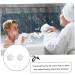  FOMIYES FOMIYES 2 Pieces Bath Ball Foaming Shower Steam Bombs Ball Shower Bombs Sparkling Bath Shower Bombs Natural Organic White Moisturize Sea Salt - Buy Online on GoSupps.com