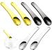 SHERCHPRY 6 Pcs Cosmetic Scoop Beauty Care Tool Metal Makeup Spatula Cream Spatula Spoon Eye Cream Spoon Small Makeup Spoons Facial Cream Mask Tip Cosmetic Spoon Stirring Rod Pack Zinc Alloy