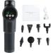 High-Frequency Black Body Massager with 8 Silicone Heads - Deep Tissue Relief for Sore Muscles - International Shipping Available - Buy Online on GoSupps.com