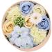 FOMIYES 2 Pcs Rose Flower Petals Natural Preserved Rose Soap Plant Essential Oil Rose Soap Valentines Day Gifts Rose Essential Oil Soap Stocking Stuffer Gifts Natural Soap Flower Box Round - Buy Online on GoSupps.com