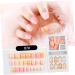 minkissy 3 Sets Kids False Nail Colorful Kids Nail Stickers Eco-friendly Nail Stickers Kids Art Fake Nail Fake Nail Patch Child Cartoon - Buy Online on GoSupps.com