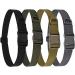 Tactical Nylon Utility Belt with Quick Release Buckle - Heavy Duty & Adjustable | Black, One Size - Buy Online on GoSupps.com