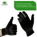 LAVAMED Dermatest Black Cotton Gloves - 100% Pure Cotton Protective Gloves (Size 6 S) for International Shipping - Buy Online on GoSupps.com