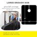 YELEGAI Barber Cape 56x63 inches - Professional Hair Cutting & Styling Cape in Black - Buy Online on GoSupps.com