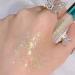 KWOLYKIM Liquid Glitter Eyeshadow - Long Lasting, Quick Drying, Easy to Apply - Sparkling Green Sequins - Buy Online on GoSupps.com