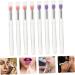 Baluue 24 Pcs Silicone Lip Brush Eyeshadow Lip Scrub Brush Eye Shadow Scrubber 10.7X0.8X0.8CMx3pcs Assorted Colorx3pcs - Buy Online on GoSupps.com