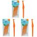 TEPE Angle Interdental Brushes 6 pieces Set (Packaging may vary) (Pack of 3) 6 pieces (Pack of 3)