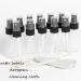 ZEJIA 12 Pack Mini Spray Bottles 1 oz | Fine Mist Travel Essential Oil & Perfume Sprayers | 30ml Black Bottles with Stickers & Droppers - Buy Online on GoSupps.com