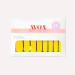 Shop Avoa Beauty Nail Film - Do Me a Lemon | Opaque Yellow Monochrome Design 16 Long-Lasting Self-Adhesive Nail Wraps - International Shipping Available - Buy Online on GoSupps.com