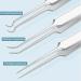 Usiveinborn Blackhead Remover Usiveinborn Usiveinborn Tweezers Professional Facial Blackhead Remover Tweezers Stainless Steel Usiveinborn Blackhead Tweezers (Angled Clip) - Buy Online on GoSupps.com