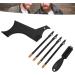 Cryfokt Kit de Pochoirs Fa onneur de Barbe pour un Contour Parfait et une Coupe Automatique pour les Hommes l gants en D placement Mat riau ABS (BLACK) - Buy Online on GoSupps.com