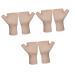 3 Pairs Pressure Wrist Wrist Athletic Wrist Tape Compression Brace Compression Wrist Gloves Carpal Tunnel Gloves Hand Wrist Support Wrist Strap Wrist Guard Nylon 80%