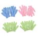 4 Pairs Exfoliating Shower Gloves - Medium Bath Scrub Body Exfoliator for Soft Skin - Buy Online on GoSupps.com