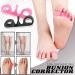 Hammer Toe Corrector 1 Pack - Soft Gel Crests Splints for Foot Pain Relief - Flexible Overlap Toe Straightener & Pumice Stone Included (Pink) - Buy Online on GoSupps.com