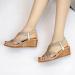 Shop XTZ YGLD Women s Bohemian Open Toe Sandals | Comfortable Gold Vacation Clogs & Roman Heels - Size 8 UK - Buy Online on GoSupps.com