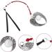 Hohopeti Crystal Pendant Window Decor Retro Home Decor Christmas Zinc Alloy Pendant Commemorate Tree Pendant 39x6.5cm Dark Red - Buy Online on GoSupps.com