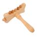 Wood Roller Massager Manual Gua SHA Tool Holz Therapy Massage device Press the acupuncture points Cellulite Fascia Massage roller Lymph drainage for neck back body