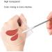 Acrylic Cosmetic Palette with Spatula | Transparent Nail Art & Foundation Mixing Tray for Eye Shadow & Oil Paints | International Shipping - Buy Online on GoSupps.com