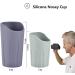 GUDUGUDU Silicone Nosey Cup Combo (5oz & 8oz) for Elderly - Easy Drink Cup for Neck Injuries, Dysphagia, and Elderly Individuals - Buy Online on GoSupps.com