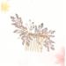 Didiseaon Rhinestone Hairpin Bridal Hair Clip Pearl Hair Clip Wedding Hair Clip Wedding Hair Comb Rhinestone for Hair Rhinestone Side Comb Hair Teasing Comb Bride Dress Hair up - Buy Online on GoSupps.com