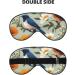 Soft Garden Blossoming Wildflowers Eye Mask | Adjustable Breathable Light Blocking Double-Sided Sleep Mask for Comfortable Rest - Buy Online on GoSupps.com