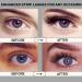 Russian Strip Lashes False Eyelashes Cat Eye Lashes 18MM D Curl Strip Lashes 10 Pairs with Strong Eye Lash Glue and Eyelash Brush- Reusable Handmade Natural Look 3D Cat Eye Lashes Full D Curl Strip Lash Set - Buy Online on GoSupps.com